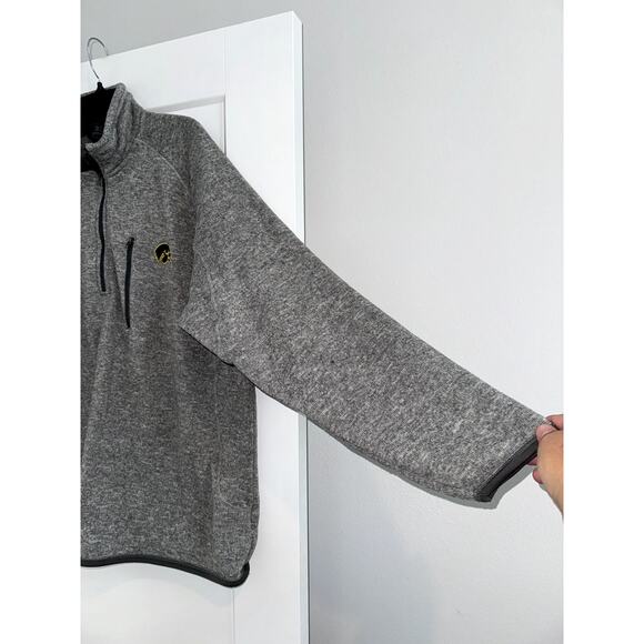 Iowa Hawkeyes 1/4 Zip Gray Men’s 2XL Pullover by Crable - Picture 4 of 7